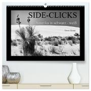 Side-Clicks Amerika in schwarz-weiß (hochwertiger Premium Wandkalender 2024 DIN A2 quer), Kunstdruck in Hochglanz
