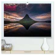 Island - die raue Schönheit (hochwertiger Premium Wandkalender 2024 DIN A2 quer), Kunstdruck in Hochglanz