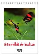 Artenvielfalt der Insekten (Tischkalender 2024 DIN A5 hoch), CALVENDO Monatskalender
