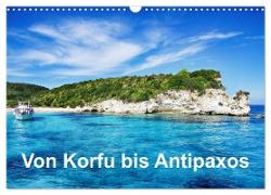 Von Korfu bis Antipaxos (Wandkalender 2024 DIN A3 quer), CALVENDO Monatskalender