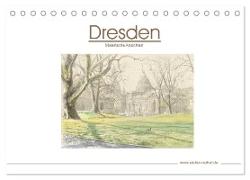 Dresden - Malerische Ansichten (Tischkalender 2024 DIN A5 quer), CALVENDO Monatskalender