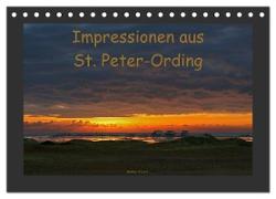 Impressionen aus St. Peter-Ording (Tischkalender 2024 DIN A5 quer), CALVENDO Monatskalender