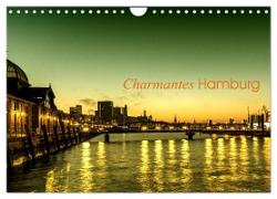 Charmantes Hamburg (Wandkalender 2024 DIN A4 quer), CALVENDO Monatskalender