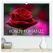 Rosen Romanze - Visuelle Musik (hochwertiger Premium Wandkalender 2024 DIN A2 quer), Kunstdruck in Hochglanz
