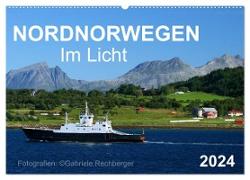 Nordnorwegen im Licht (Wandkalender 2024 DIN A2 quer), CALVENDO Monatskalender