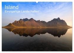 Island - einzigartige Landschaften (Wandkalender 2024 DIN A2 quer), CALVENDO Monatskalender