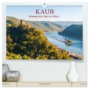 Kaub - Romantische Stadt am Rhein (hochwertiger Premium Wandkalender 2024 DIN A2 quer), Kunstdruck in Hochglanz