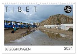 Tibet - Begegnungen (Wandkalender 2024 DIN A4 quer), CALVENDO Monatskalender