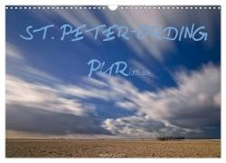 ST. PETER-ORDING PURistisch (Wandkalender 2024 DIN A3 quer), CALVENDO Monatskalender