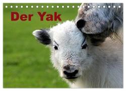 Der Yak (Tischkalender 2024 DIN A5 quer), CALVENDO Monatskalender
