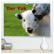 Der Yak (hochwertiger Premium Wandkalender 2024 DIN A2 quer), Kunstdruck in Hochglanz