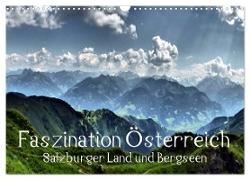 Faszination Österreich - Salzburger Land und Bergseen (Wandkalender 2024 DIN A3 quer), CALVENDO Monatskalender