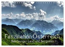 Faszination Österreich - Salzburger Land und Bergseen (Wandkalender 2024 DIN A4 quer), CALVENDO Monatskalender