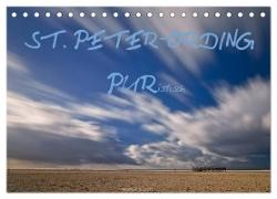 ST. PETER-ORDING PURistisch (Tischkalender 2024 DIN A5 quer), CALVENDO Monatskalender