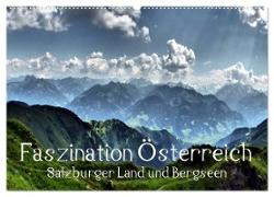 Faszination Österreich - Salzburger Land und Bergseen (Wandkalender 2024 DIN A2 quer), CALVENDO Monatskalender