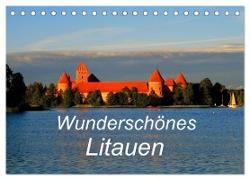 Wunderschönes Litauen (Tischkalender 2024 DIN A5 quer), CALVENDO Monatskalender
