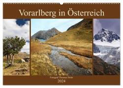Vorarlberg in Österreich (Wandkalender 2024 DIN A2 quer), CALVENDO Monatskalender