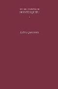 Aiuvres Complaete de Montesquieu: V. 1: Lettres Persanes. Introductions Generales de l'Edition