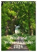 Wald- und Wiesenkalender 2024 Planer (Tischkalender 2024 DIN A5 hoch), CALVENDO Monatskalender