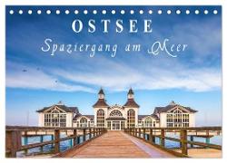 Ostsee - Spaziergang am Meer (Tischkalender 2024 DIN A5 quer), CALVENDO Monatskalender