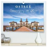 Ostsee - Spaziergang am Meer (hochwertiger Premium Wandkalender 2024 DIN A2 quer), Kunstdruck in Hochglanz