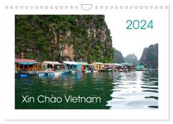 Xin Chào Vietnam (Wandkalender 2024 DIN A4 quer), CALVENDO Monatskalender