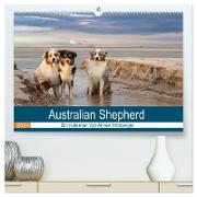 Australian Shepherd 2024 (hochwertiger Premium Wandkalender 2024 DIN A2 quer), Kunstdruck in Hochglanz