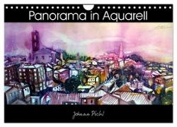Panorama in Aquarell (Wandkalender 2024 DIN A4 quer), CALVENDO Monatskalender