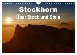Stockhorn ¿ Über Stock und Stein (Wandkalender 2024 DIN A4 quer), CALVENDO Monatskalender