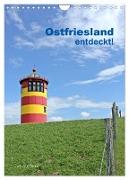 Ostfriesland entdeckt! (Wandkalender 2024 DIN A4 hoch), CALVENDO Monatskalender
