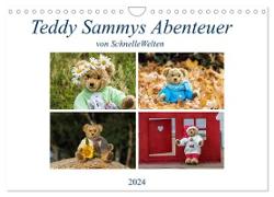 Teddy Sammys Abenteuer (Wandkalender 2024 DIN A4 quer), CALVENDO Monatskalender