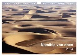 Namibia von oben (Wandkalender 2024 DIN A4 quer), CALVENDO Monatskalender