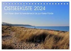 Ostseeküste 2024 (Tischkalender 2024 DIN A5 quer), CALVENDO Monatskalender