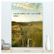 Landschaften, von Licht erfüllt (hochwertiger Premium Wandkalender 2024 DIN A2 hoch), Kunstdruck in Hochglanz
