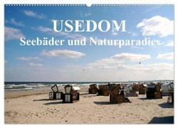 USEDOM - Seebäder und Naturparadies (Wandkalender 2024 DIN A2 quer), CALVENDO Monatskalender