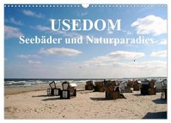 USEDOM - Seebäder und Naturparadies (Wandkalender 2024 DIN A3 quer), CALVENDO Monatskalender