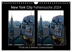 New York City Fehlersuche 2024 (Wandkalender 2024 DIN A4 quer), CALVENDO Monatskalender