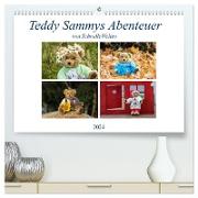Teddy Sammys Abenteuer (hochwertiger Premium Wandkalender 2024 DIN A2 quer), Kunstdruck in Hochglanz