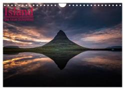 Island - die raue Schönheit (Wandkalender 2024 DIN A4 quer), CALVENDO Monatskalender
