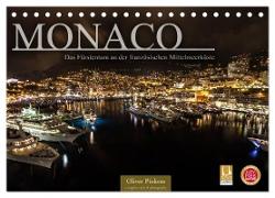 Monaco - Das Fürstentum an der französischen Mittelmeerküste (Tischkalender 2024 DIN A5 quer), CALVENDO Monatskalender
