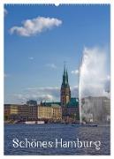 Schönes Hamburg (Wandkalender 2024 DIN A2 hoch), CALVENDO Monatskalender