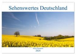 Sehenswertes Deutschland (Wandkalender 2024 DIN A2 quer), CALVENDO Monatskalender