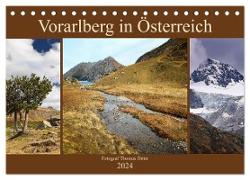 Vorarlberg in Österreich (Tischkalender 2024 DIN A5 quer), CALVENDO Monatskalender