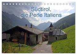 Südtirol, die Perle Italiens (Tischkalender 2024 DIN A5 quer), CALVENDO Monatskalender