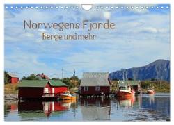 Norwegens Fjorde, Berge und mehr (Wandkalender 2024 DIN A4 quer), CALVENDO Monatskalender