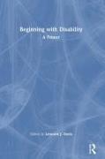 Beginning with Disability