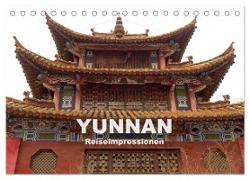 Yunnan - Reiseimpressionen (Tischkalender 2024 DIN A5 quer), CALVENDO Monatskalender