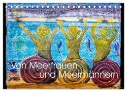 Von Meerfrauen und Meermännern (Tischkalender 2024 DIN A5 quer), CALVENDO Monatskalender