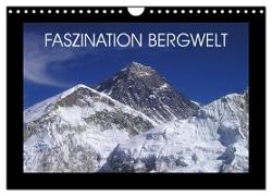 Faszination Bergwelt (Wandkalender 2024 DIN A4 quer), CALVENDO Monatskalender