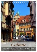 Colmar - Zauberhafte Stadt im Elsass (Tischkalender 2024 DIN A5 hoch), CALVENDO Monatskalender